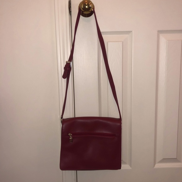 Red Liz Claiborne Handbag Purse - Picture 2 of 16